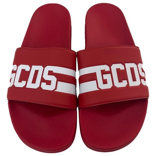 Pre-owned Gcds Sandals In Red
