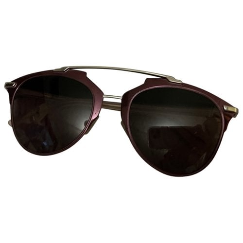 Pre-owned Dior Reflected Sunglasses In Purple