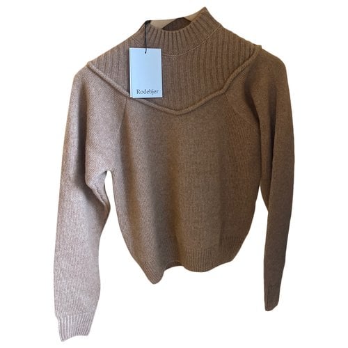 Pre-owned Rodebjer Wool Jumper In Camel
