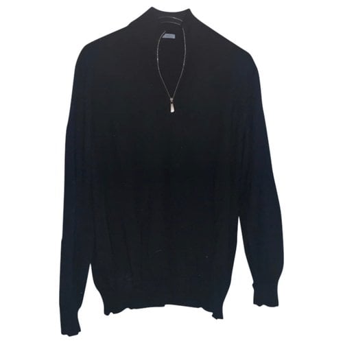 Pre-owned Malo Cashmere Pull In Black