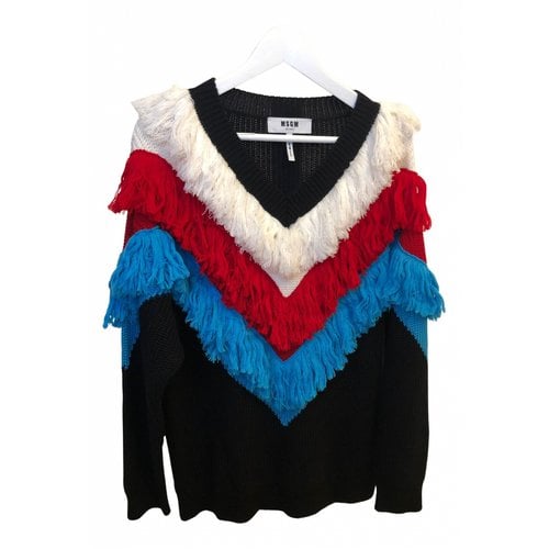 Pre-owned Msgm Wool Jumper In Multicolour