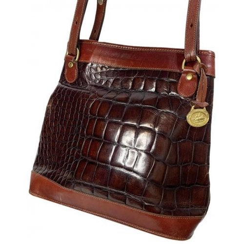 Pre-owned Brahmin Leather Handbag In Brown