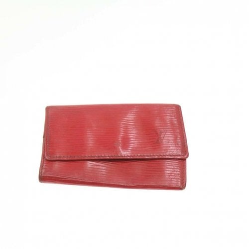 Pre-owned Louis Vuitton Leather Purse In Red