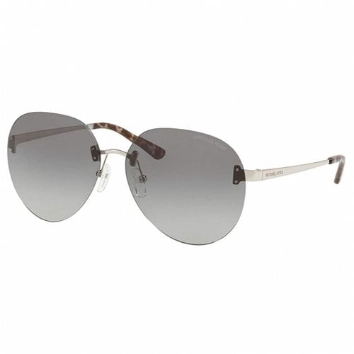 Pre-owned Michael Kors Aviator Sunglasses In Silver
