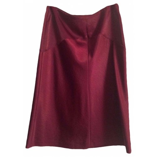 Pre-owned Armani Exchange Mid-length Skirt In Red
