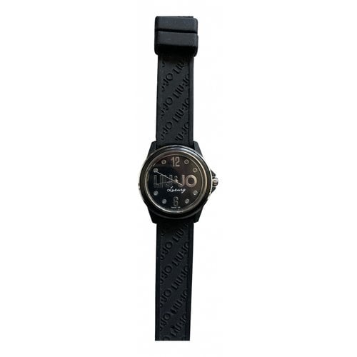Pre-owned Liujo Watch In Black