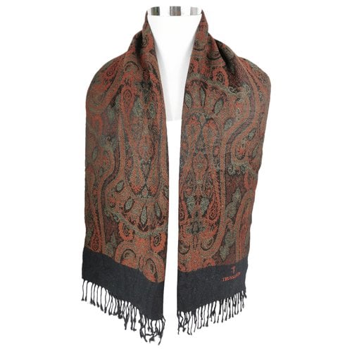 Pre-owned Trussardi Wool Scarf In Multicolour