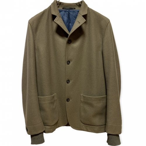 Pre-owned Mauro Grifoni Wool Jacket In Khaki