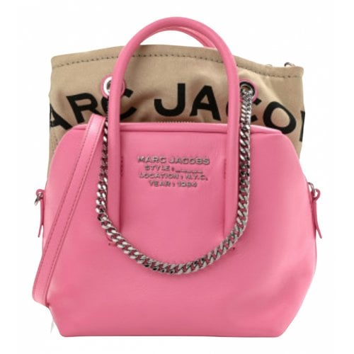 Pre-owned Marc Jacobs Snapshot Leather Handbag In Pink