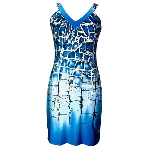 Pre-owned Roberto Cavalli Dress In Blue