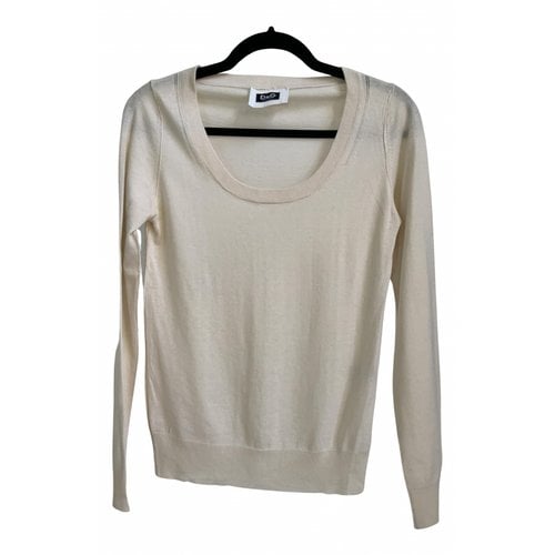 Pre-owned D&g Cashmere Jumper In White