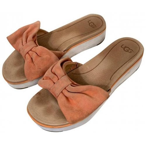 Pre-owned Ugg Sandals In Orange
