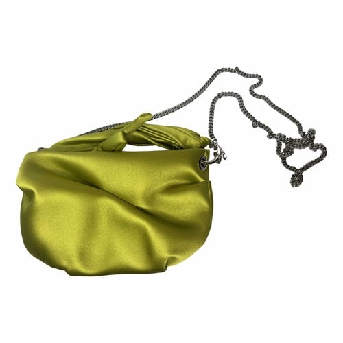 Pre-owned Jimmy Choo Silk Handbag In Green