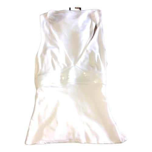 Pre-owned Versace Camisole In White