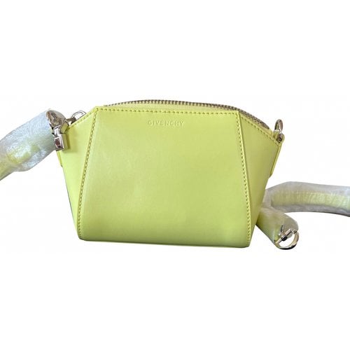 Pre-owned Givenchy Leather Satchel In Yellow