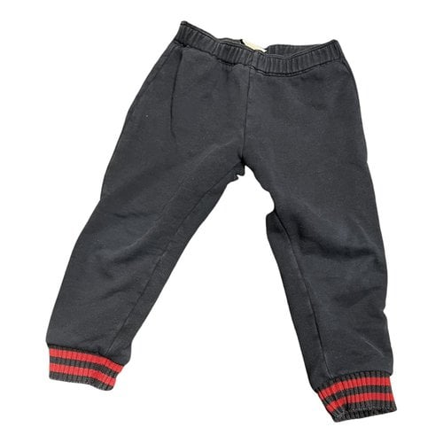 Pre-owned Gucci Kids' Pants In Navy