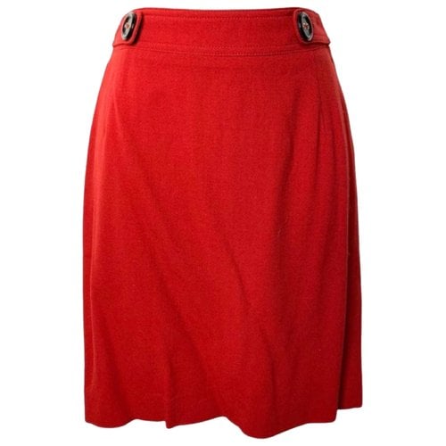 Pre-owned D&g Mini Skirt In Red