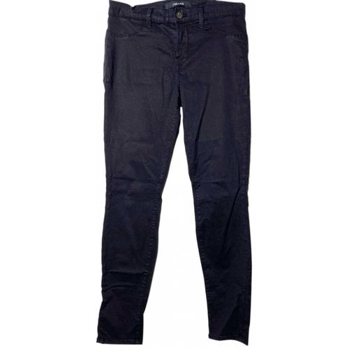 Pre-owned J Brand Trousers In Black