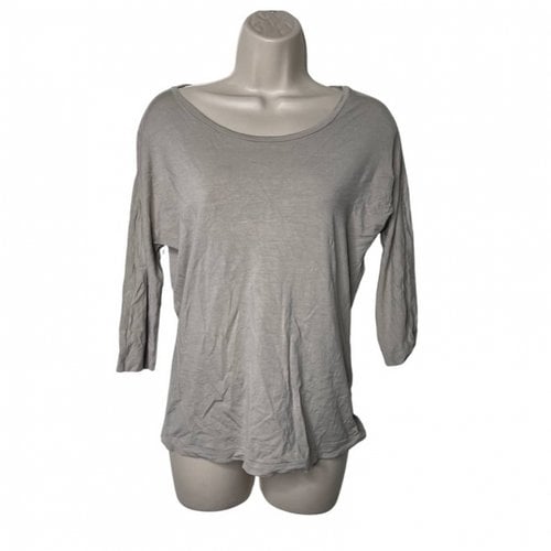 Pre-owned Max Mara T-shirt In Silver