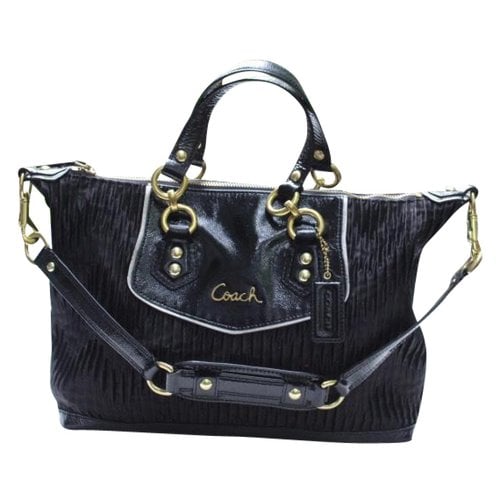 Pre-owned Coach Patent Leather Satchel In Black
