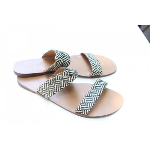 Pre-owned Jcrew Leather Sandals In Other