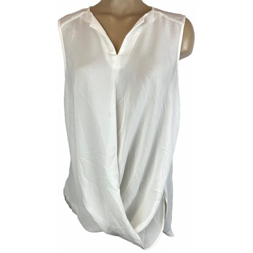 Pre-owned Laundry By Shelli Segal Blouse In White
