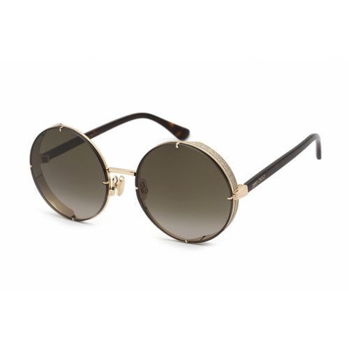 Pre-owned Jimmy Choo Sunglasses In Gold