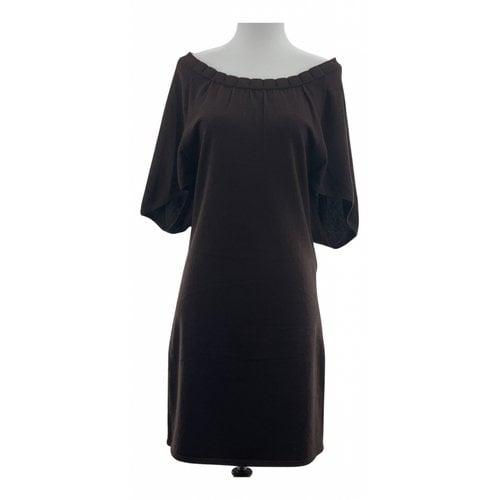 Pre-owned Escada Dress In Brown