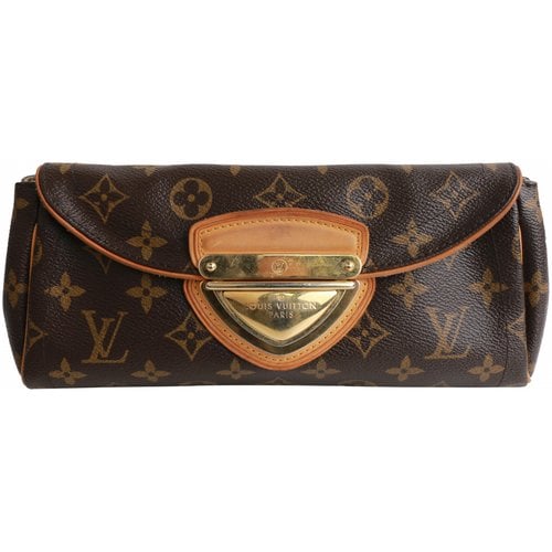 Pre-owned Louis Vuitton Cloth Clutch Bag In Brown