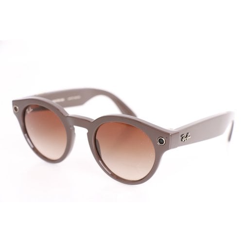 Pre-owned Ray Ban Sunglasses In Brown