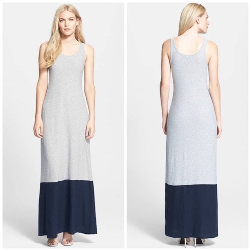 Pre-owned Vince Maxi Dress In Blue