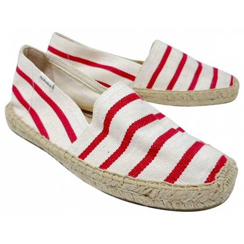 Pre-owned Soludos Espadrilles In Red