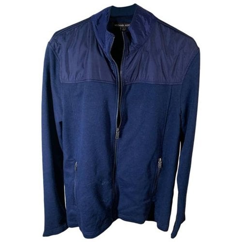 Pre-owned Michael Kors Jacket In Blue