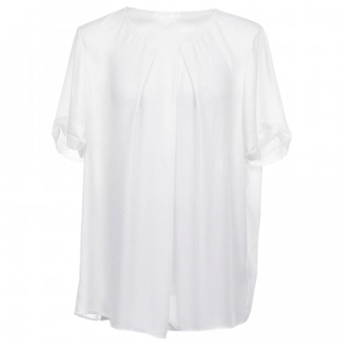 Pre-owned Luisa Cerano Blouse In White
