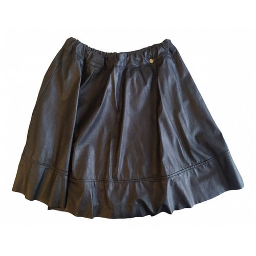 Pre-owned Liujo Mini Skirt In Black