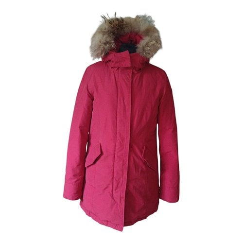 Pre-owned Woolrich Parka In Red