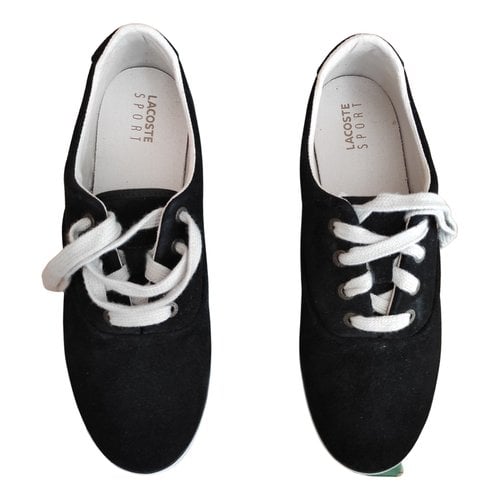 Pre-owned Lacoste Trainers In Black
