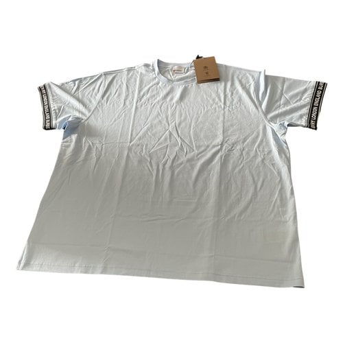 Pre-owned Burberry T-shirt In Blue