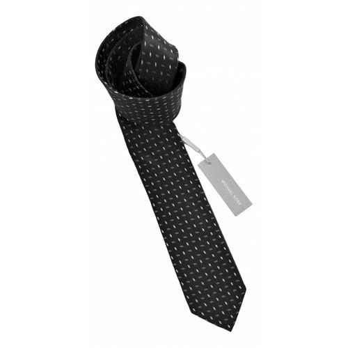 Pre-owned Michael Kors Silk Tie In Black
