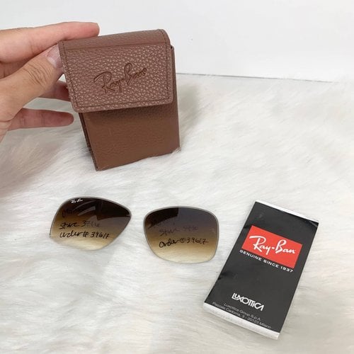 Pre-owned Ray Ban Sunglasses In Brown