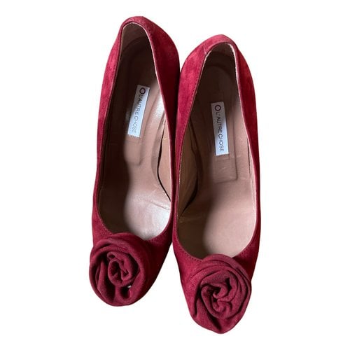 Pre-owned L'autre Chose Heels In Burgundy