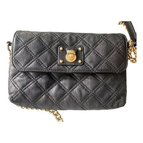 Pre-owned Marc Jacobs Leather Crossbody Bag In Black
