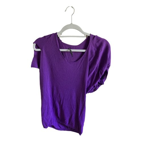Pre-owned Liviana Conti T-shirt In Purple