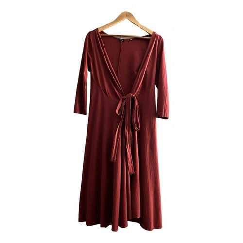 Pre-owned Aspesi Mid-length Dress In Burgundy