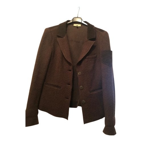 Pre-owned Emporio Armani Wool Jacket In Brown