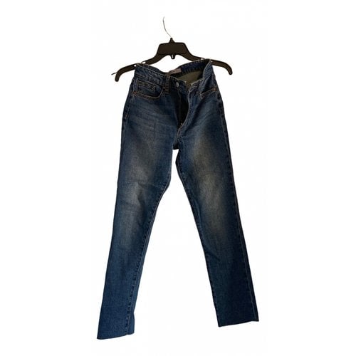 Pre-owned Joe's Slim Jeans In Blue