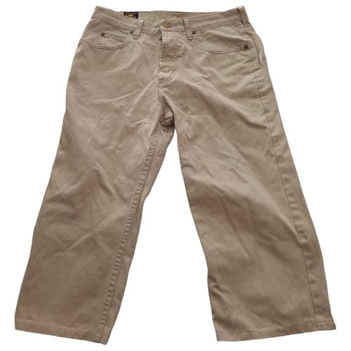 Pre-owned Lee Short Pants In Beige