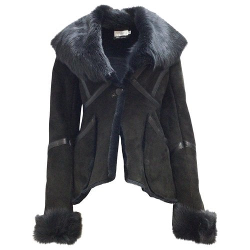 Pre-owned Temperley London Leather Jacket In Black