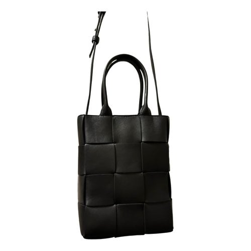 Pre-owned Bottega Veneta Leather Bag In Black