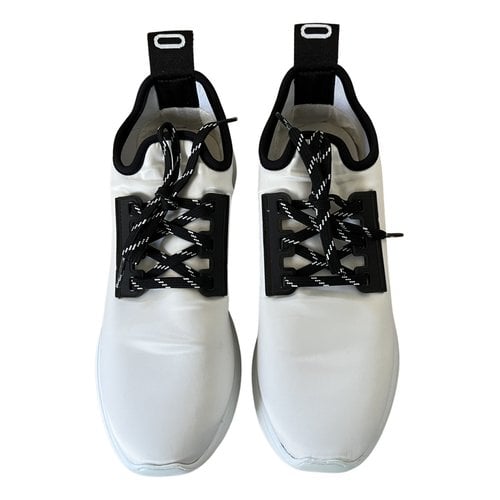 Pre-owned Moschino Trainers In White